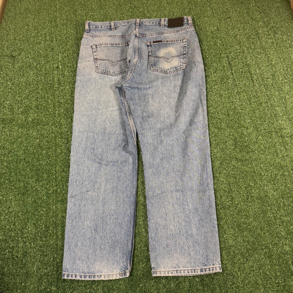 Harley Davidson Mens Light Wash Relaxed Fit Jeans 38x30 99024N-07VM